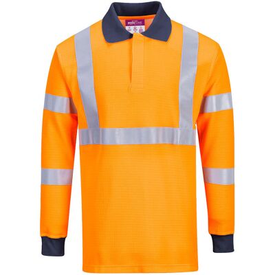 Portwest Koszulka polo ostrzegawcza trudnopalna RIS XL Portwest Koszulka polo ostrzegawcza trudnopalna RIS XL