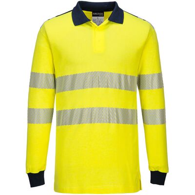 Portwest Koszulka polo w kolorze żółty-granatowy S Portwest Koszulka polo w kolorze żółty-granatowy S