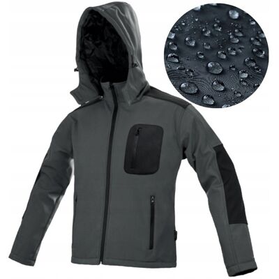 ART Kurtka męska robocza Sportowa SOFTSHELL z odpinanym kapturem Wodoodporna XL ART Kurtka męska robocza Sportowa SOFTSHELL z odpinanym kapturem Wodoodporna XL