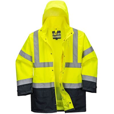Portwest Kurtka ostrzegawcza 5 w 1 Żółty Granat XL Portwest Kurtka ostrzegawcza 5 w 1 Żółty Granat XL