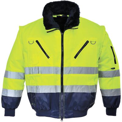 Portwest Kurtka ostrzegawcza Pilot 3w1 Żółty Granat L Portwest Kurtka ostrzegawcza Pilot 3w1 Żółty Granat L
