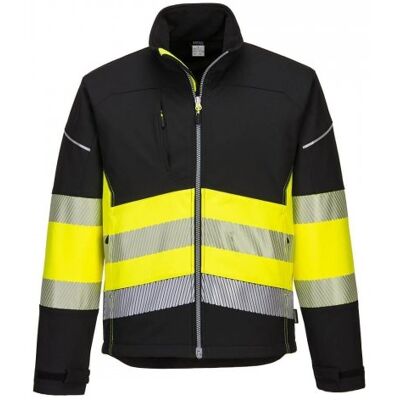 Portwest KURTKA OSTRZEGAWCZA SOFTSHELL PW375BKY ROZMIAR XXL Portwest KURTKA OSTRZEGAWCZA SOFTSHELL PW375BKY ROZMIAR XXL