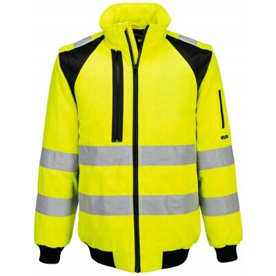 Portwest Kurtka pilotka ostrzegawcza WX2 3 w 1, kolor żółty/czarny, rozmiar XXL Portwest Kurtka pilotka ostrzegawcza WX2 3 w 1, kolor żółty/czarny, rozmiar XXL