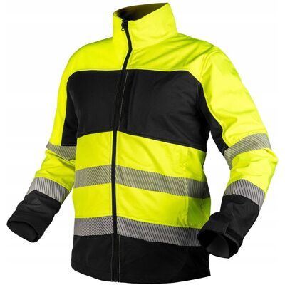 GTX Poland NEO TOOLS, Kurtka robocza ostrzegawcza Softshell, żółto-czarna, rozmiar XL, 81-702-XL GTX Poland NEO TOOLS, Kurtka robocza ostrzegawcza Softshell, żółto-czarna, rozmiar XL, 81-702-XL