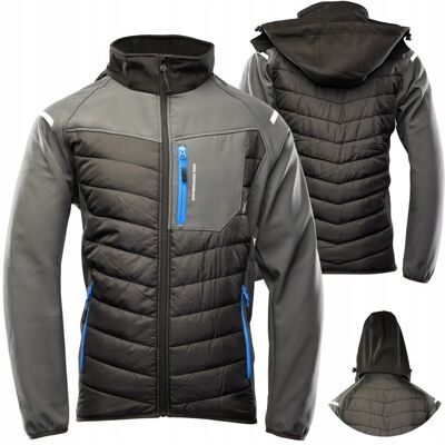Inny producent Kurtka robocza softshell bluza ochronna wodoodporna pikowana ciepła bhp Inny producent Kurtka robocza softshell bluza ochronna wodoodporna pikowana ciepła bhp