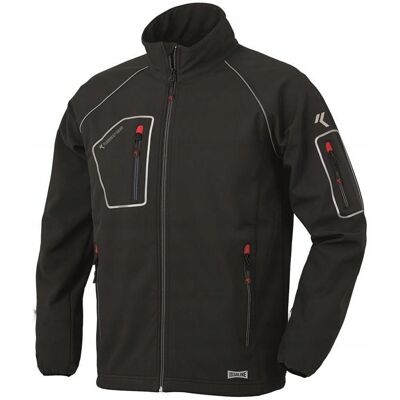Kurtka robocza softshell ISSALINE JUST wodoodporna czarna rozmiar M Kurtka robocza softshell ISSALINE JUST wodoodporna czarna rozmiar M