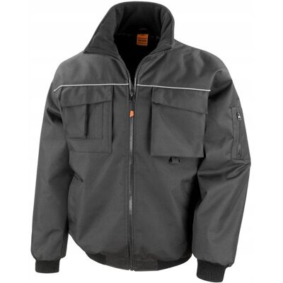 Result Kurtka robocza wytrzymała z wieloma kieszeniami Czarny r. 2XL Result Kurtka robocza wytrzymała z wieloma kieszeniami Czarny r. 2XL