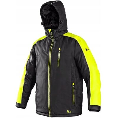 Kurtka robocza zimowa ocieplana CXS Brighton czarno-żółta 4XL Kurtka robocza zimowa ocieplana CXS Brighton czarno-żółta 4XL