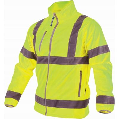 Kurtka softshell odblaskowa NEON żółty rozmiar M S-44039 STALCO Kurtka softshell odblaskowa NEON żółty rozmiar M S-44039 STALCO