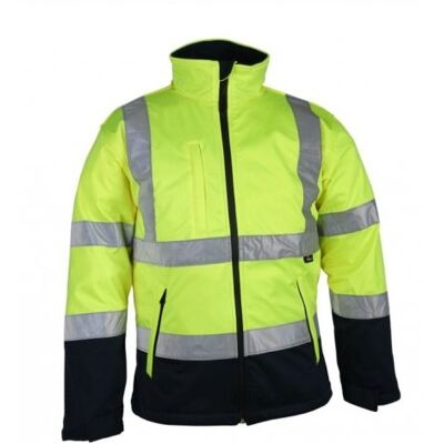 Vizwell Kurtka Softshell Ostrz.Żółto-Granat.Xl Vizwell Kurtka Softshell Ostrz.Żółto-Granat.Xl