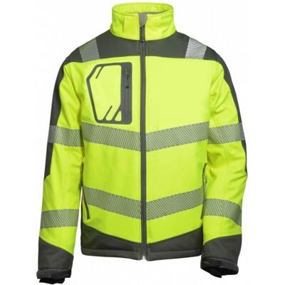 Vizwell Kurtka Softshell Ostrz.Żółto-Szara S Vizwell Kurtka Softshell Ostrz.Żółto-Szara S