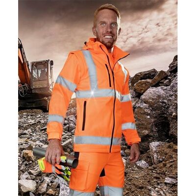 Ardon Kurtka softshellowa z kapturem REF501 HiViz L Ardon Kurtka softshellowa z kapturem REF501 HiViz L