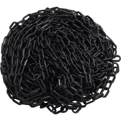 VMP Łańcuch ostrzegawczy, czarny, 30 m, Ø4 mm, plastikowy VMP Łańcuch ostrzegawczy, czarny, 30 m, Ø4 mm, plastikowy