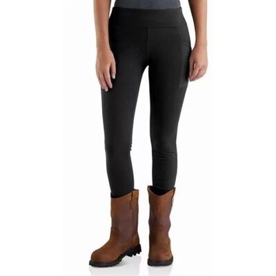 Lekkie legginsy użytkowe CARHARTT Force czarne T.M - 103609-001-M Lekkie legginsy użytkowe CARHARTT Force czarne T.M - 103609-001-M