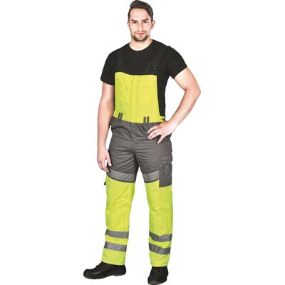 LEBER&HOLLMAN Lh-Tranper Spodnie Ogrodniczki Ostrzegawcze Xxl LEBER&HOLLMAN Lh-Tranper Spodnie Ogrodniczki Ostrzegawcze Xxl