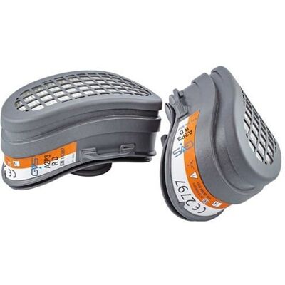 Inny producent Maska ochronna Gvs na budowę - SPR670 - Para filtrów wymiennych A2P3 do masek Elipse Compact Blue Inny producent Maska ochronna Gvs na budowę - SPR670 - Para filtrów wymiennych A2P3 do masek Elipse Compact Blue