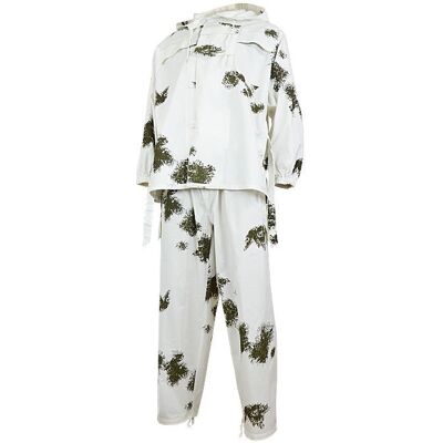 Mil-Tec Komplet Maskowania Zimowy - Maskałat Snow Camo - XL Mil-Tec Komplet Maskowania Zimowy - Maskałat Snow Camo - XL