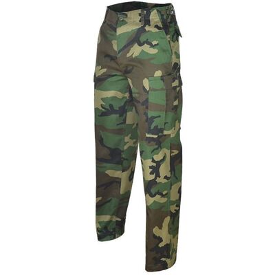 Spodnie Ranger BDU Woodland Mil-Tec - Polowanie & Paintball Spodnie Ranger BDU Woodland Mil-Tec - Polowanie & Paintball