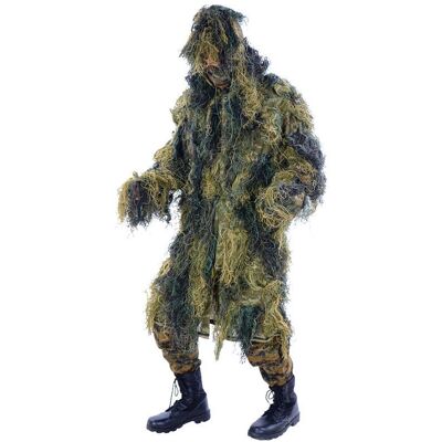 Mil-Tec Strój Maskujący Maskowanie Ghillie Suit Parka Woodland - XL/XXL Mil-Tec Strój Maskujący Maskowanie Ghillie Suit Parka Woodland - XL/XXL