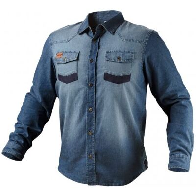 GTX Poland NEO TOOLS, Koszula robocza DENIM, rozmiar XXXL, 81-549-XXXL GTX Poland NEO TOOLS, Koszula robocza DENIM, rozmiar XXXL, 81-549-XXXL