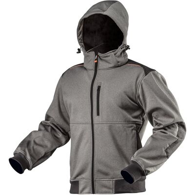 GTX Poland NEO TOOLS, Kurtka robocza softshell z kapturem odpinanym, rozmiar L, 81-551-L GTX Poland NEO TOOLS, Kurtka robocza softshell z kapturem odpinanym, rozmiar L, 81-551-L