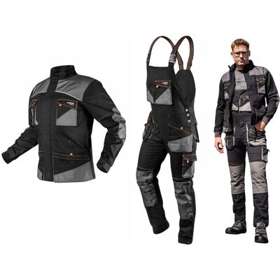 NEO TOOLS NEO Ogrodniczki Robocze HD Slim + Bluza / Kurtka Robocza roz. L Komplet NEO TOOLS NEO Ogrodniczki Robocze HD Slim + Bluza / Kurtka Robocza roz. L Komplet