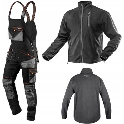 NEO TOOLS NEO Ogrodniczki Robocze HD Slim + Polar Roboczy roz. 3XL Komplet Odzieży NEO TOOLS NEO Ogrodniczki Robocze HD Slim + Polar Roboczy roz. 3XL Komplet Odzieży