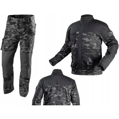 NEO TOOLS Camo Bluza Męska Robocza + Spodnie Robocze Zestaw BHP - roz. XL NEO TOOLS Camo Bluza Męska Robocza + Spodnie Robocze Zestaw BHP - roz. XL