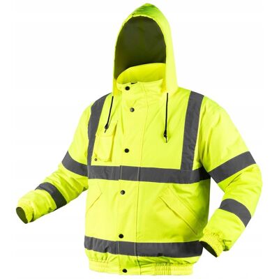 GTX Poland NEO TOOLS, Kurtka robocza ostrzegawcza, lekko ocieplana, bomberka, żółta, rozmiar M GTX Poland NEO TOOLS, Kurtka robocza ostrzegawcza, lekko ocieplana, bomberka, żółta, rozmiar M