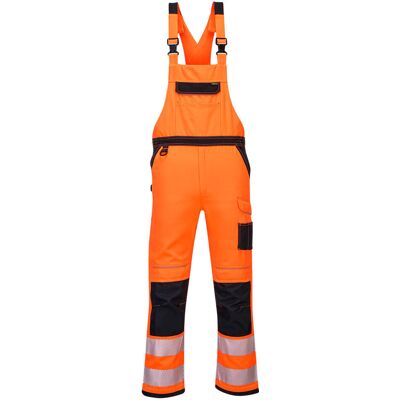 Portwest Ogrodniczki ostrzegawcze PW3 Czarny Pomarańcz S Portwest Ogrodniczki ostrzegawcze PW3 Czarny Pomarańcz S