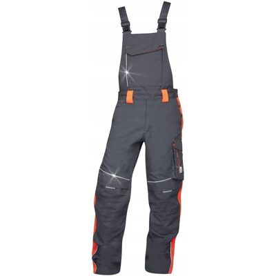 Ogrodniczki Robocze Ostrzegawcze szaro-czerwone Ardon Neon r. XXL 60 * Ogrodniczki Robocze Ostrzegawcze szaro-czerwone Ardon Neon r. XXL 60 *