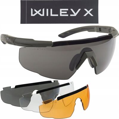 inna (Inny) Okulary Ochronne Balistyczne 3 Wizjery Wiley X Saber Advanced 308G Zielone inna (Inny) Okulary Ochronne Balistyczne 3 Wizjery Wiley X Saber Advanced 308G Zielone