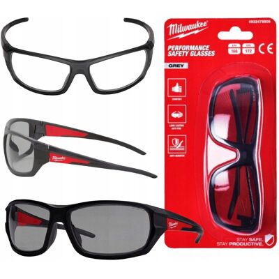 Okulary Ochronne Premium Szare Milwaukee Okulary Ochronne Premium Szare Milwaukee
