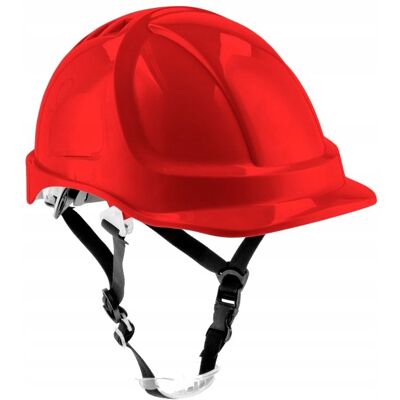 Ploner Kask Hełm Ochronny Z Abs, Anty-Uv, Czerwony, Hoegert Technik Ploner Kask Hełm Ochronny Z Abs, Anty-Uv, Czerwony, Hoegert Technik