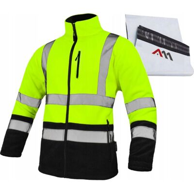 ART Polar Roboczy Męski Odblaskowy Bluza Polarowa Ostrzegawczy Bhp Ciepły R.Xxl ART Polar Roboczy Męski Odblaskowy Bluza Polarowa Ostrzegawczy Bhp Ciepły R.Xxl