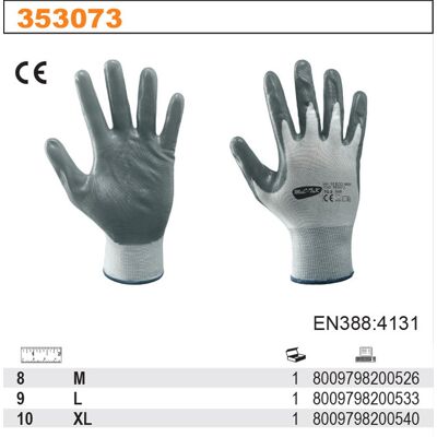 Rękawice ochronne BETA 13 eco-nbr, rozmiar 10/xl Rękawice ochronne BETA 13 eco-nbr, rozmiar 10/xl