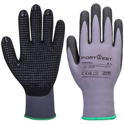Rękawice ochronne nakrapiane nitrylem Portwest AB351 G8R r. 11-XXL (12 par) Rękawice ochronne nakrapiane nitrylem Portwest AB351 G8R r. 11-XXL (12 par)