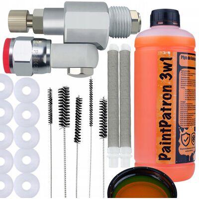 Inny producent Rosfix Zestaw Akcesoriów do Agregatu Malarskiego – Zawór CleanShot, 10 Uszczelek, Wyciory, 2 Filtry 60 Mesh, Płyn Konserwująco-Czyszczący Wysoka J.. Inny producent Rosfix Zestaw Akcesoriów do Agregatu Malarskiego – Zawór CleanShot, 10 Uszczelek, Wyciory, 2 Filtry 60 Mesh, Płyn Konserwująco-Czyszczący Wysoka J..