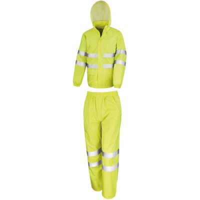 Safe-Guard By Result Wodoodporny Kombinezon Przeciwdeszczowy Dla Dorosłych Unisex (Xxxxs / Żółty) Safe-Guard By Result Wodoodporny Kombinezon Przeciwdeszczowy Dla Dorosłych Unisex (Xxxxs / Żółty)