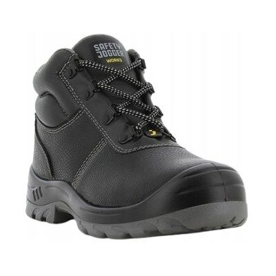 Inny producent SAFETY JOGGER BUTY ROBOCZE CZARNE Z SKÓRĄ 46 1Ż4D Inny producent SAFETY JOGGER BUTY ROBOCZE CZARNE Z SKÓRĄ 46 1Ż4D