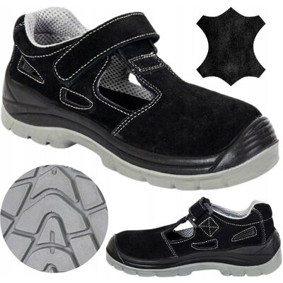 Inny producent Sandały robocze buty męskie skórzane Lekkie bez Metalowego Podnoska r. 40 Inny producent Sandały robocze buty męskie skórzane Lekkie bez Metalowego Podnoska r. 40