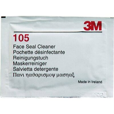 3M 105 Ściereczka do czyszczenia - Akcesorium do masek - 20 szt 3M 105 Ściereczka do czyszczenia - Akcesorium do masek - 20 szt