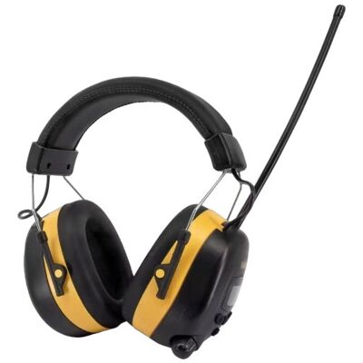 Słuchawki Nauszniki ochronne BHP przeciwhałasowe DeWalt DPG652 RADIO FM Słuchawki Nauszniki ochronne BHP przeciwhałasowe DeWalt DPG652 RADIO FM