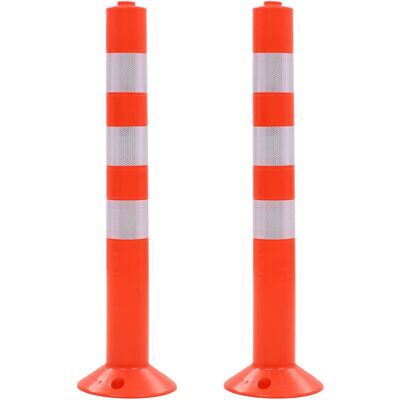 VMP Słupki drogowe z plastiku, 2 szt., 75 cm VMP Słupki drogowe z plastiku, 2 szt., 75 cm