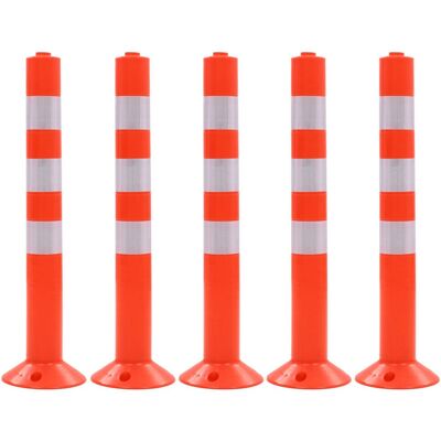 VMP Słupki drogowe z plastiku, 5 szt., 75 cm VMP Słupki drogowe z plastiku, 5 szt., 75 cm