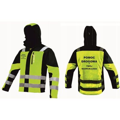ART Softshell Pomoc Drogowa Kurtka Z Kapturem Twój Nadruk Odblaskowa Ostrzegawc ART Softshell Pomoc Drogowa Kurtka Z Kapturem Twój Nadruk Odblaskowa Ostrzegawc