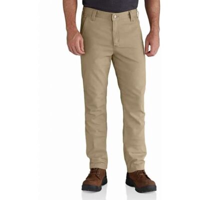 Spodnie CARHARTT Rigby o prostym kroju khaki T.40 - 102821-253-W32/L32 Spodnie CARHARTT Rigby o prostym kroju khaki T.40 - 102821-253-W32/L32