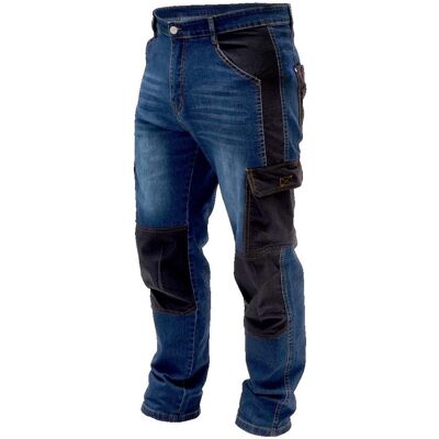 DEDRA Spodnie Jeans Rozm.M, Denim 280G/M2 DEDRA Spodnie Jeans Rozm.M, Denim 280G/M2