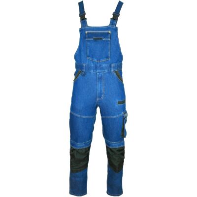 Spodnie ochronne, ogrodniczki z tkaniny jeans Art.Mas COLEMANN BLUE r. S Spodnie ochronne, ogrodniczki z tkaniny jeans Art.Mas COLEMANN BLUE r. S