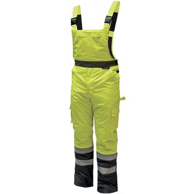Spodnie ocieplane ogrodniczki DEDRA BH80SO1-XXL rozmiar XXL, żółte Spodnie ocieplane ogrodniczki DEDRA BH80SO1-XXL rozmiar XXL, żółte